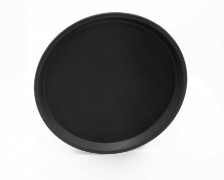 Таця з антиковзким покриттям кругла чорна 40,5 см