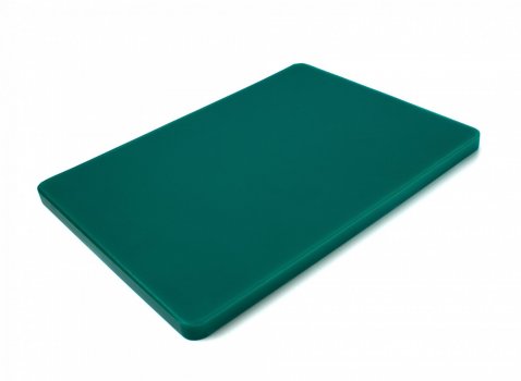 Двусторонняя разделочная доска LDPE, 400 × 300 × 20 мм, зелёная