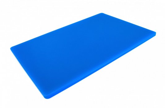 Доска разделочная двусторонняя LDPE 600×400×13 мм синяя
