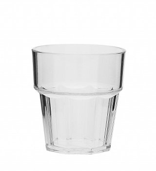 Склянка Граніт низька з полікарбонату прозора 250 мл