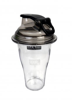 Смесительный стакан 720 мл прозрачный с черной крышкой
