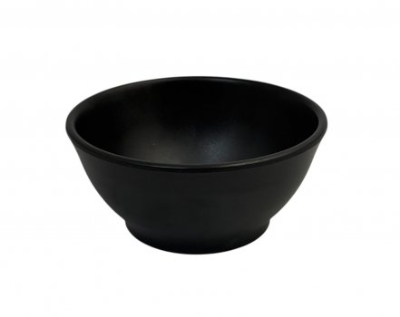 Салатник из меламина 280 мл черный матовый