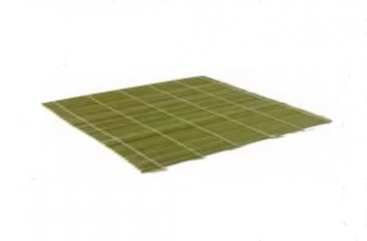 Бамбуковий килимок для суші 24х24 см зелений