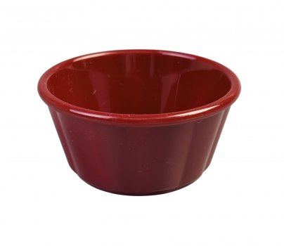 Соусник із полікарбонату круглий червоний 80 мл 71 мм