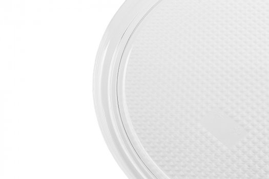 Блюдо для выкладки круглое из поликарбоната 38,5 см белое