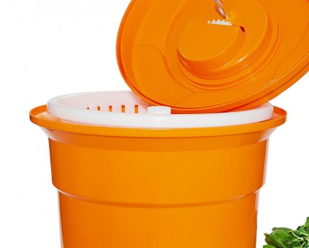 Сушка для зелени и салата ручная оранжевая 25 л