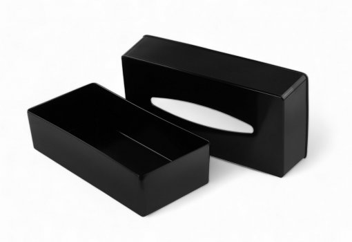 Салфетница под салфетки со сложением 24×11,8×6 см черная