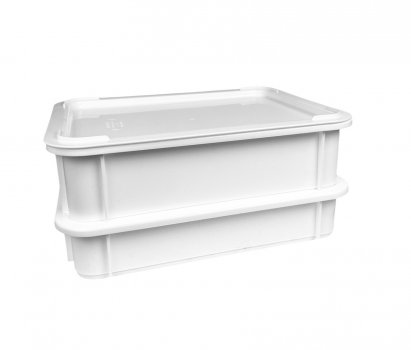 Контейнер для теста без крышки белый 8 л 40×30×10 см